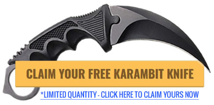 Claim Your Free Karambit Knife
